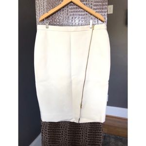 J. Crew Tall White Skirt
